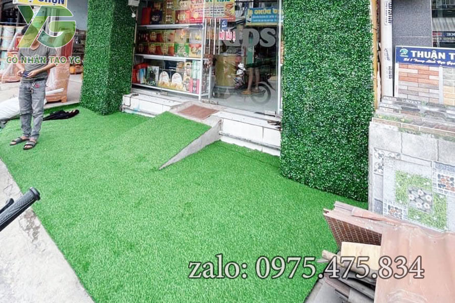 Cỏ nhân tạo sân vườn 3cm tốt