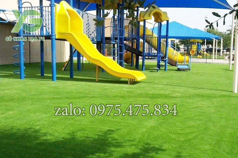 Cỏ nhân tạo trải trường học cực bền