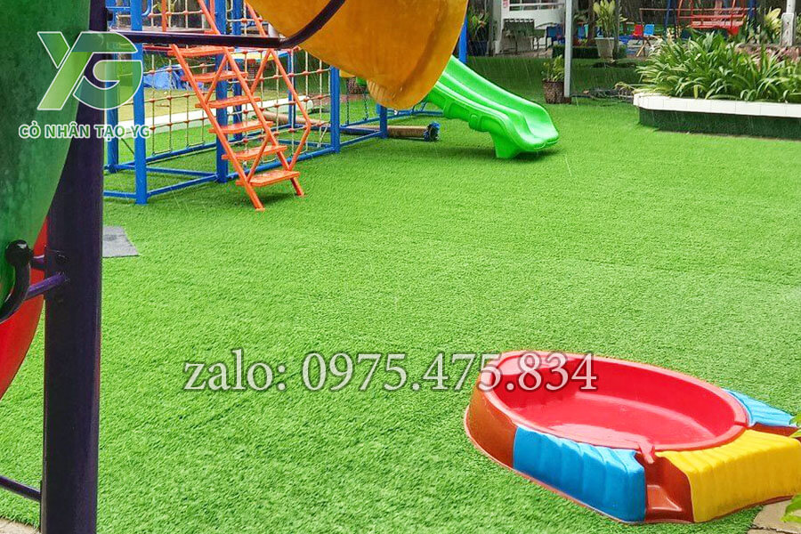 Cỏ nhân tạo trải trường học cực bền