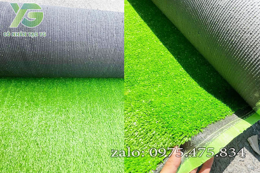 Cỏ nhân tạo sân vườn 1cm tốt