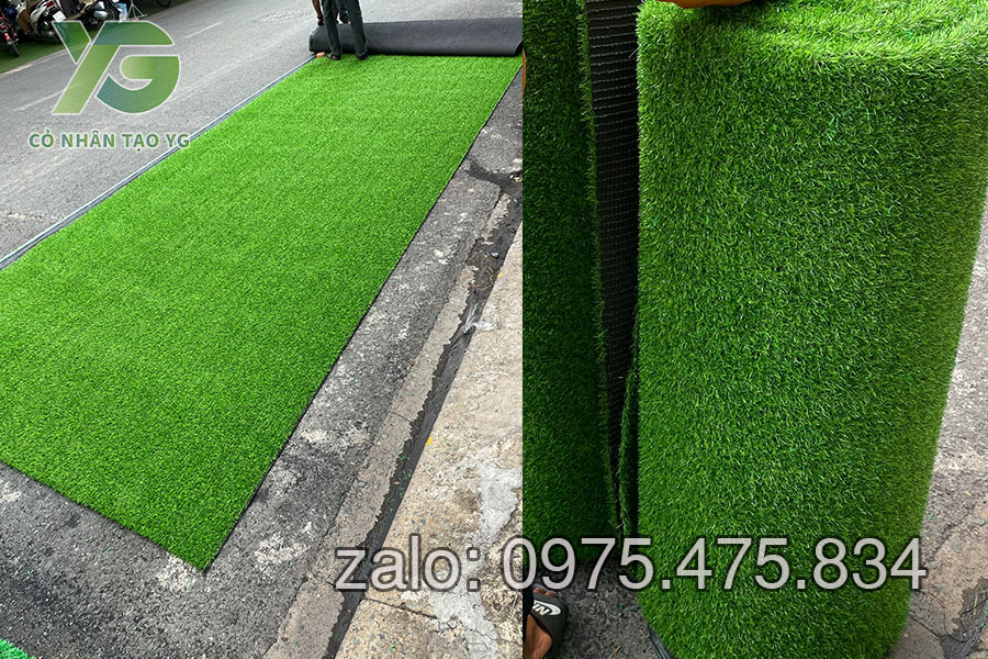 Mẫu cỏ nhân tạo 2cm tốt
