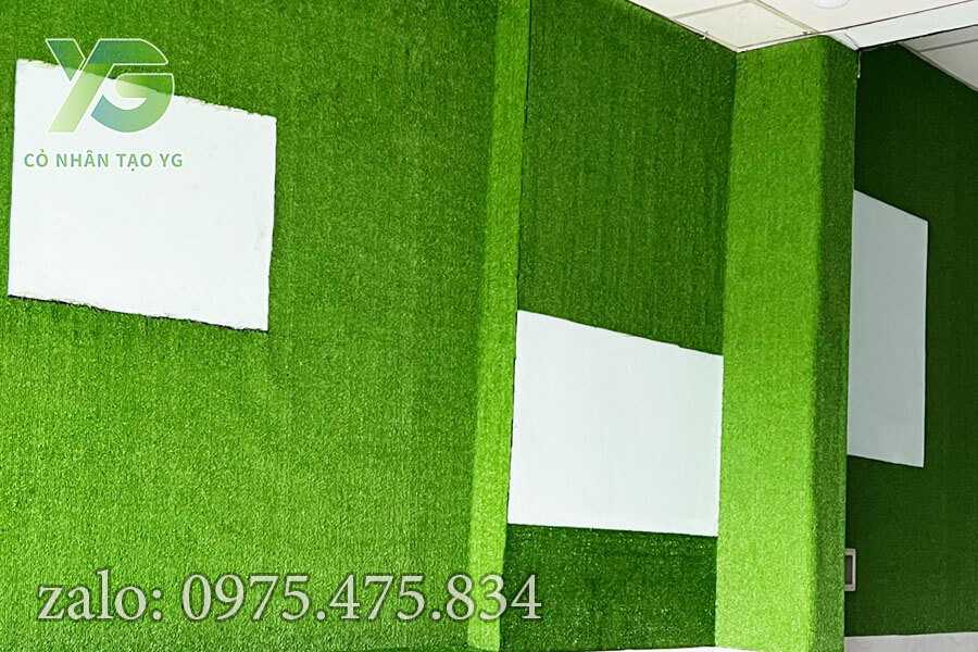 Cỏ nhân tạo dán tường đẹp rẻ