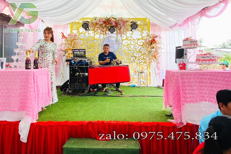 Cỏ nhân tạo sân vườn 2cm