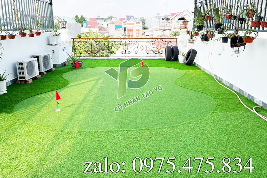 Mua cỏ nhân tạo sân Golf cao cấp, bền đẹp đúng chuẩn quý tộc