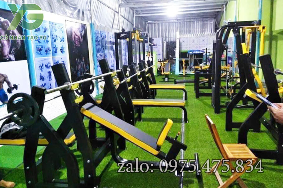 Cỏ nhân tạo sân vườn 2cm tốt