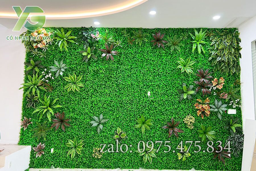 Thi công tường cây giả tại Quận 10 TPHCM