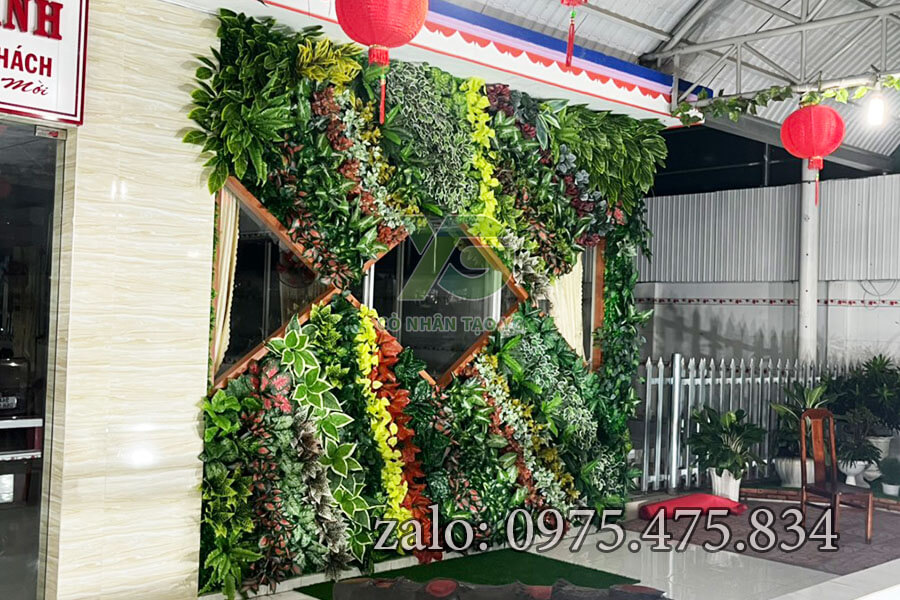 Thi công trọn gói tường cây giả tại Tiền Giang