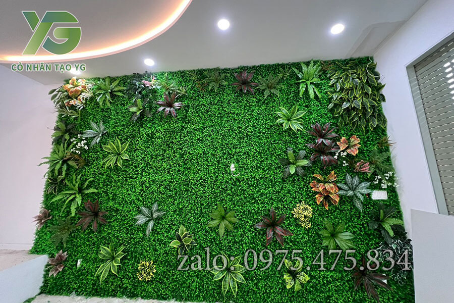 Thi công tường cây giả tại Quận 10 TPHCM