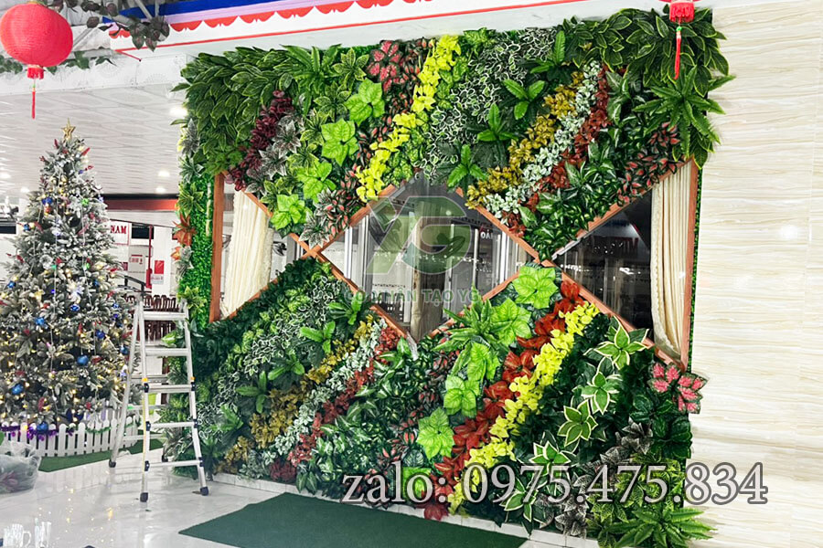 Thi công trọn gói tường cây giả tại Tiền Giang