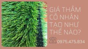 Giá thảm cỏ nhân tạo như thế nào