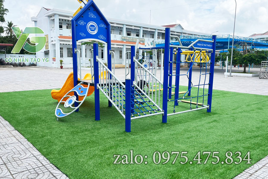 Cỏ nhân tạo trải trường mầm non