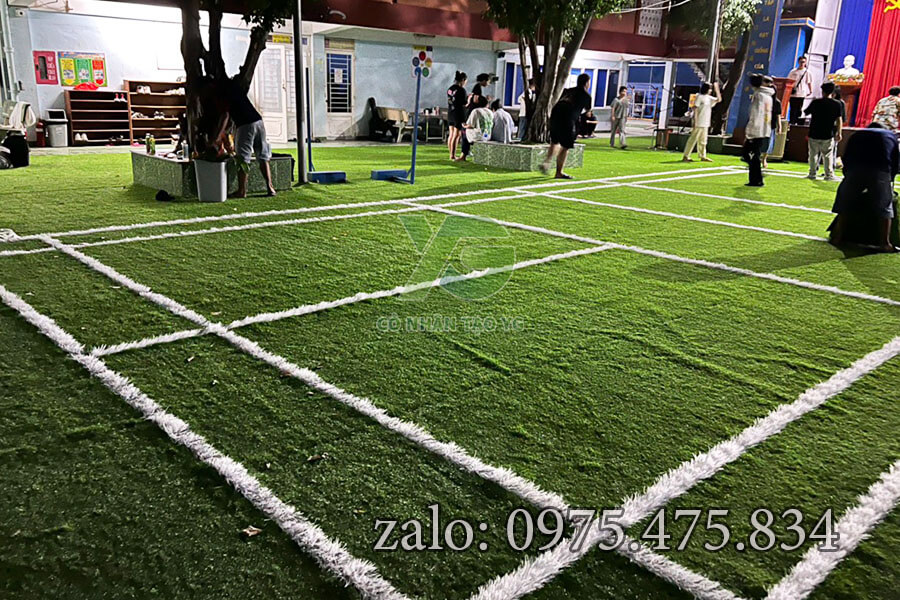 Cỏ nhân tạo trải sân Tennis