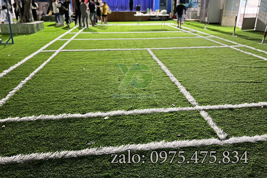 Thi công cỏ nhân tạo tennis