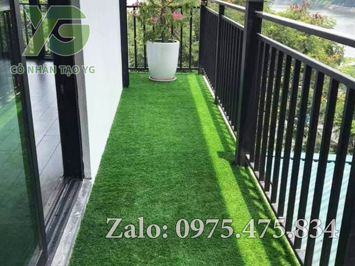 Cỏ nhân tạo Bình Dương trải sân thượng