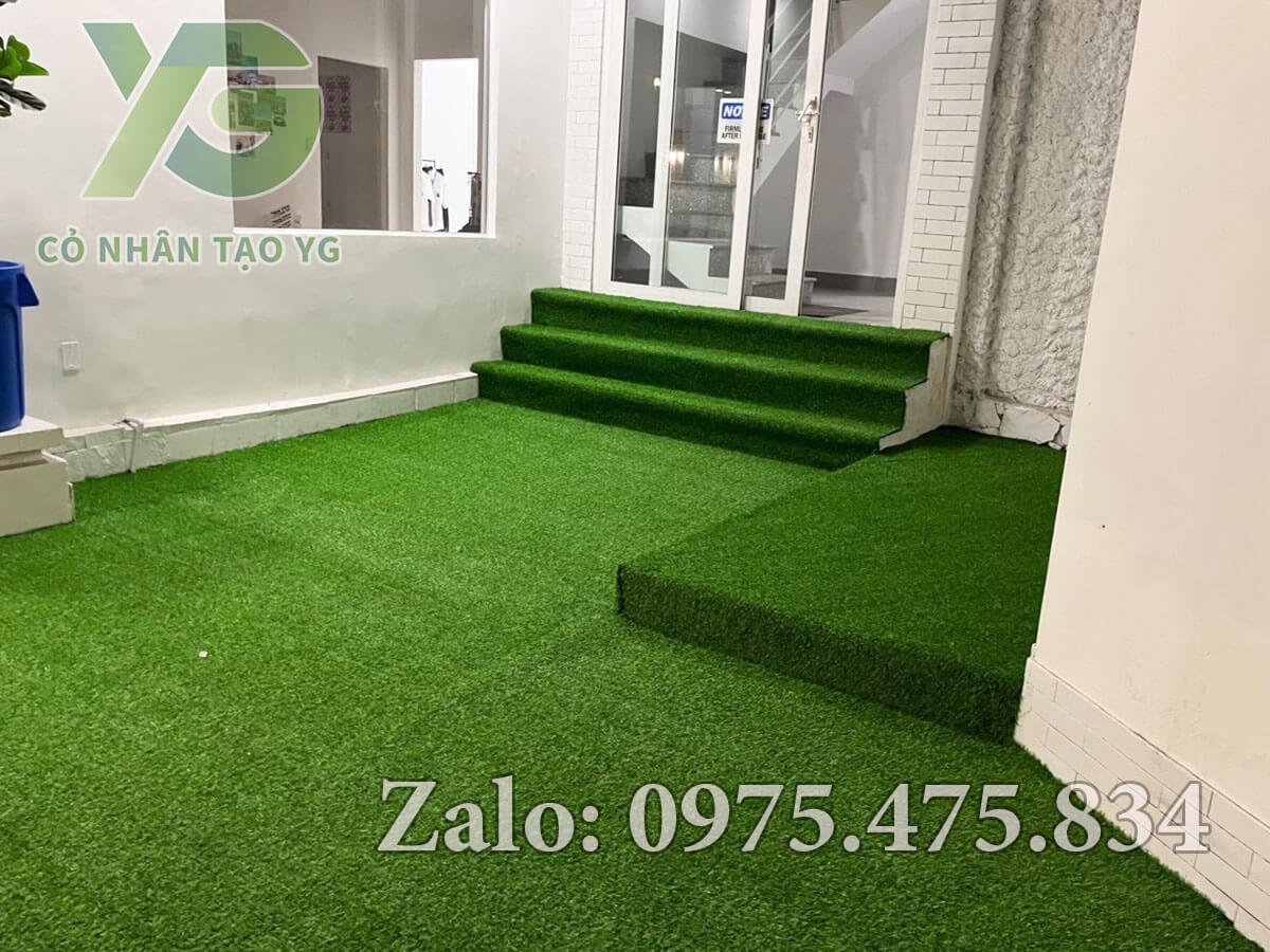 Cỏ nhân tạo Bình Dương trải sân vườn