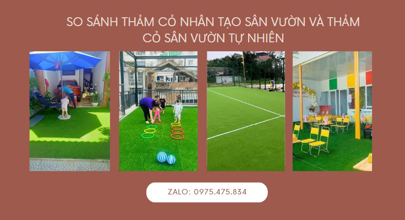 Cỏ nhân tạo sân vườn