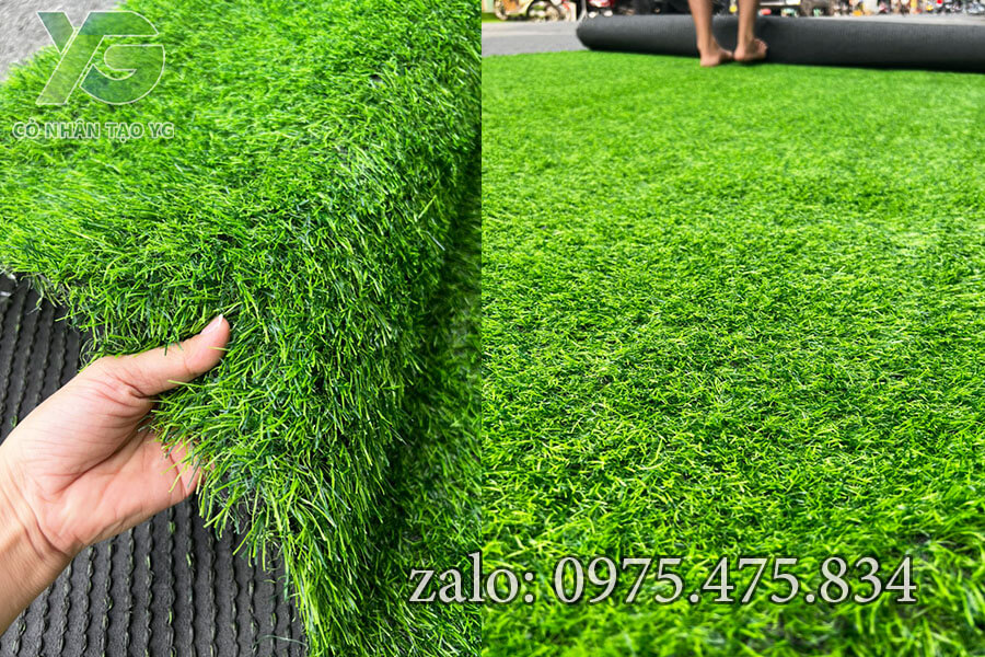 Cỏ nhân tạo sân vườn 3cm tốt