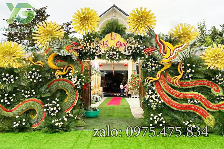 Thảm cỏ trải rạp cưới