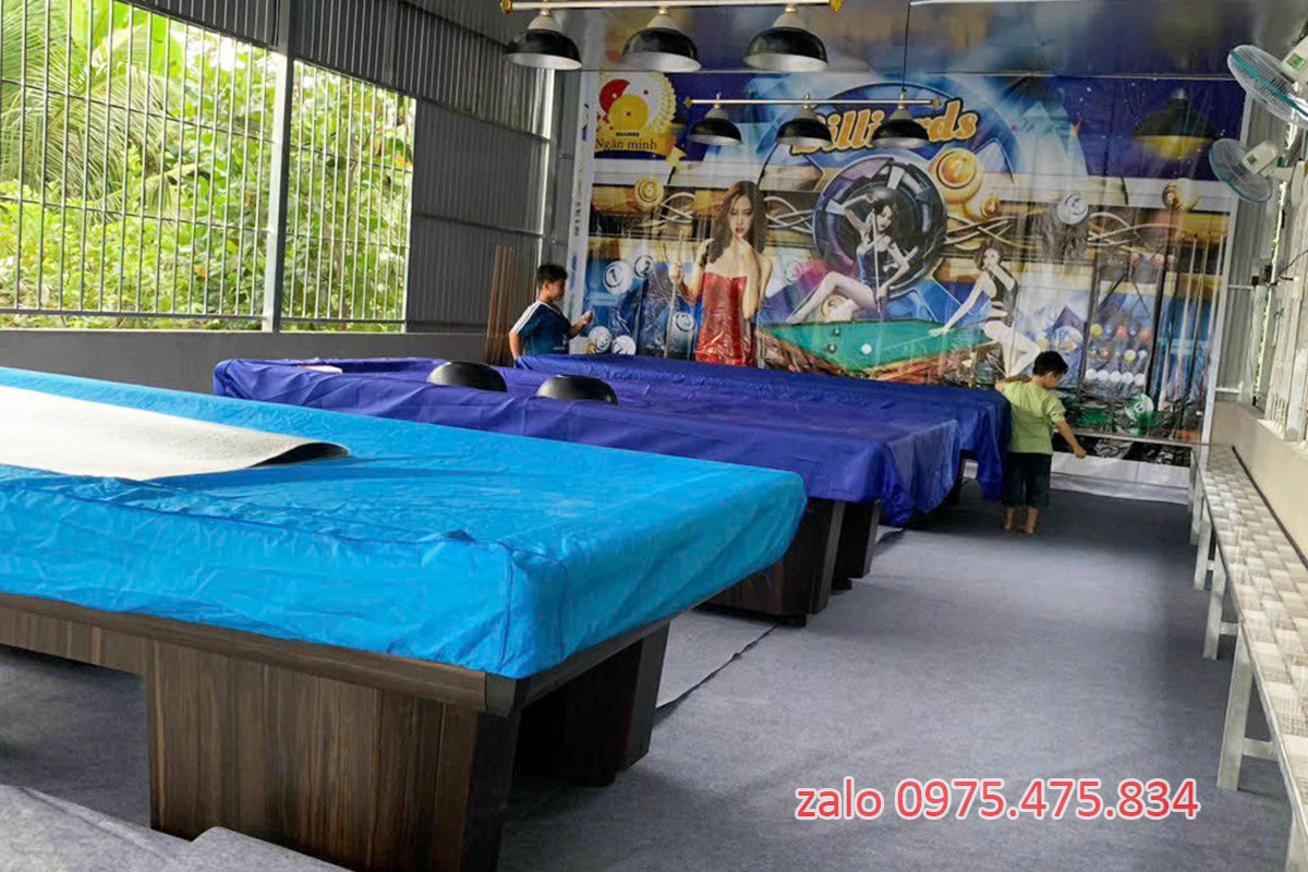 Thảm nỉ lót sàn trải quán bida