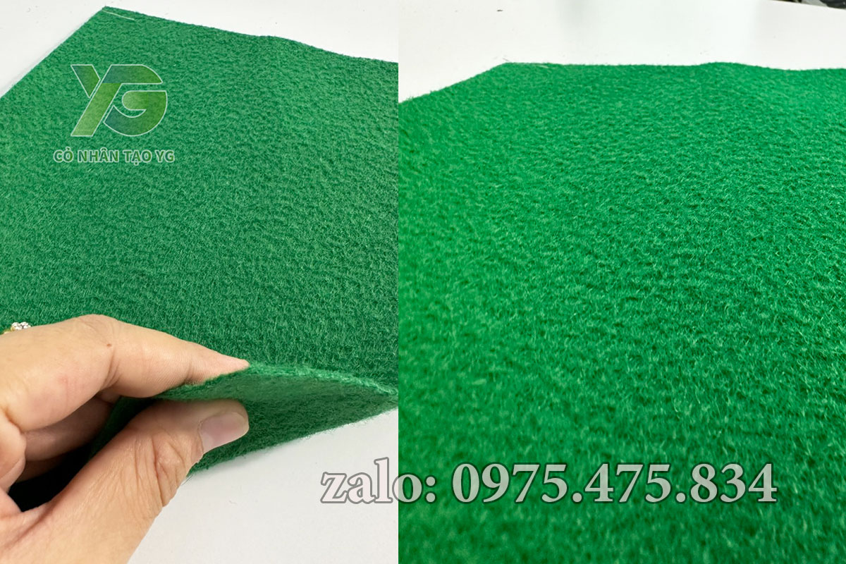 Thảm nỉ xanh lá