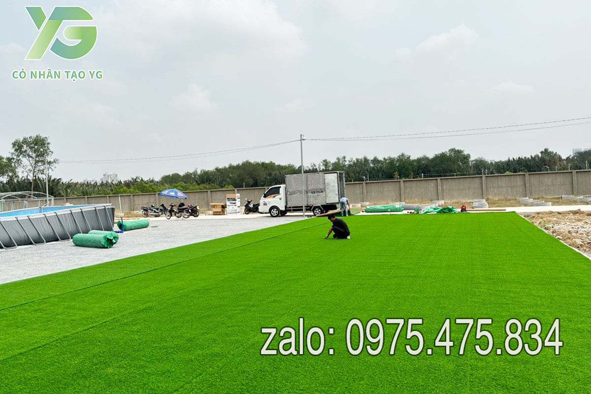 Cỏ nhân tạo sân bóng mini