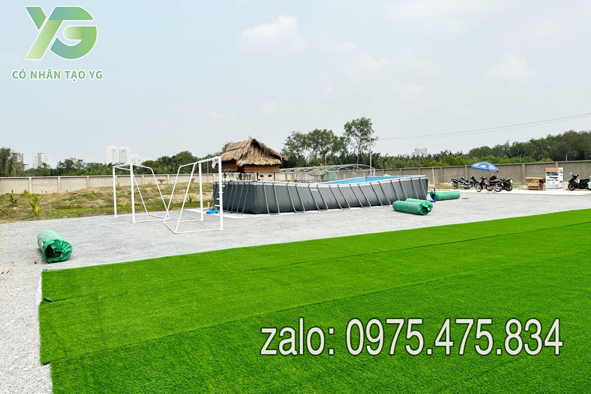 Cỏ nhân tạo sân bóng mini