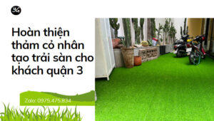 Thảm cỏ nhân tạo trải sàn