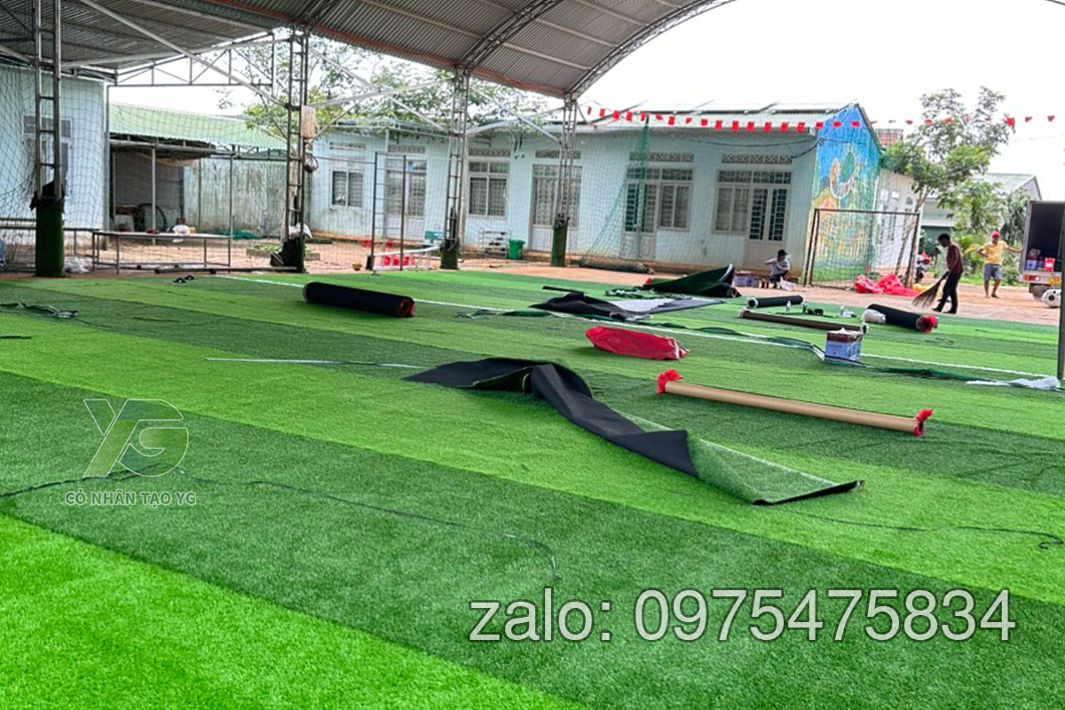 Cỏ nhân tạo sân bóng mini
