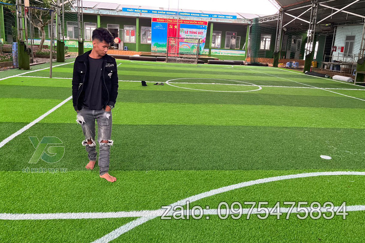 Cỏ nhân tạo sân bóng mini