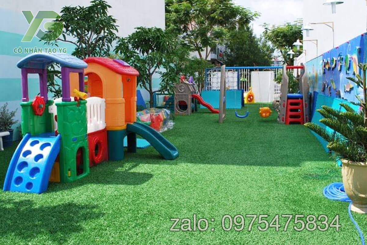 Trường Mầm non nên sử dụng loại cỏ nhân tạo nào?Trường Mầm non nên sử dụng loại cỏ nhân tạo nào? Trường Mầm non nên sử dụng loại cỏ nhân tạo nào?