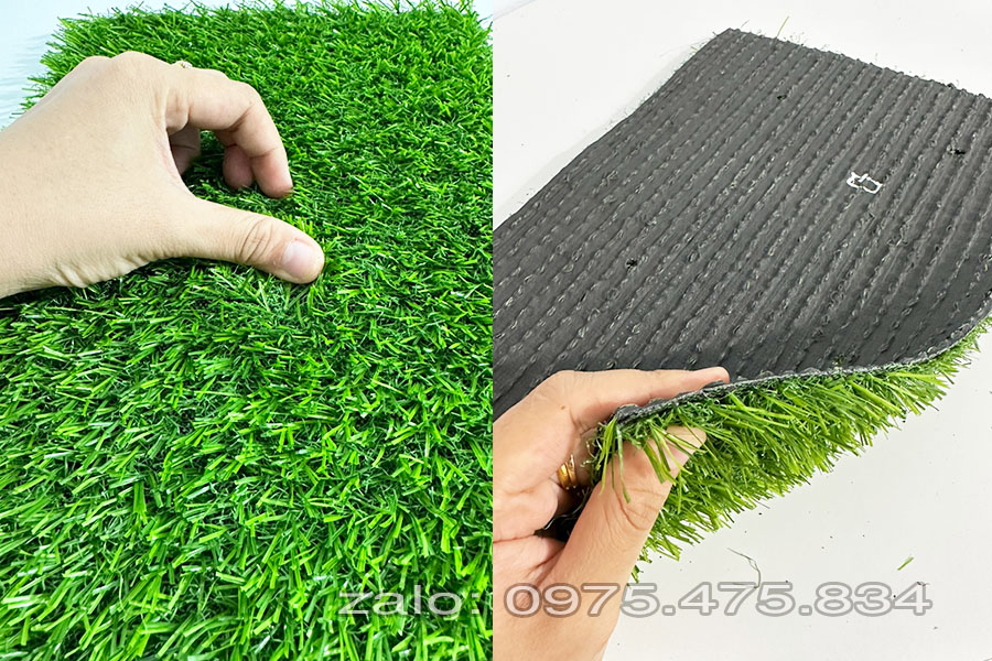Mẫu cỏ nhân tạo 2cm tốt