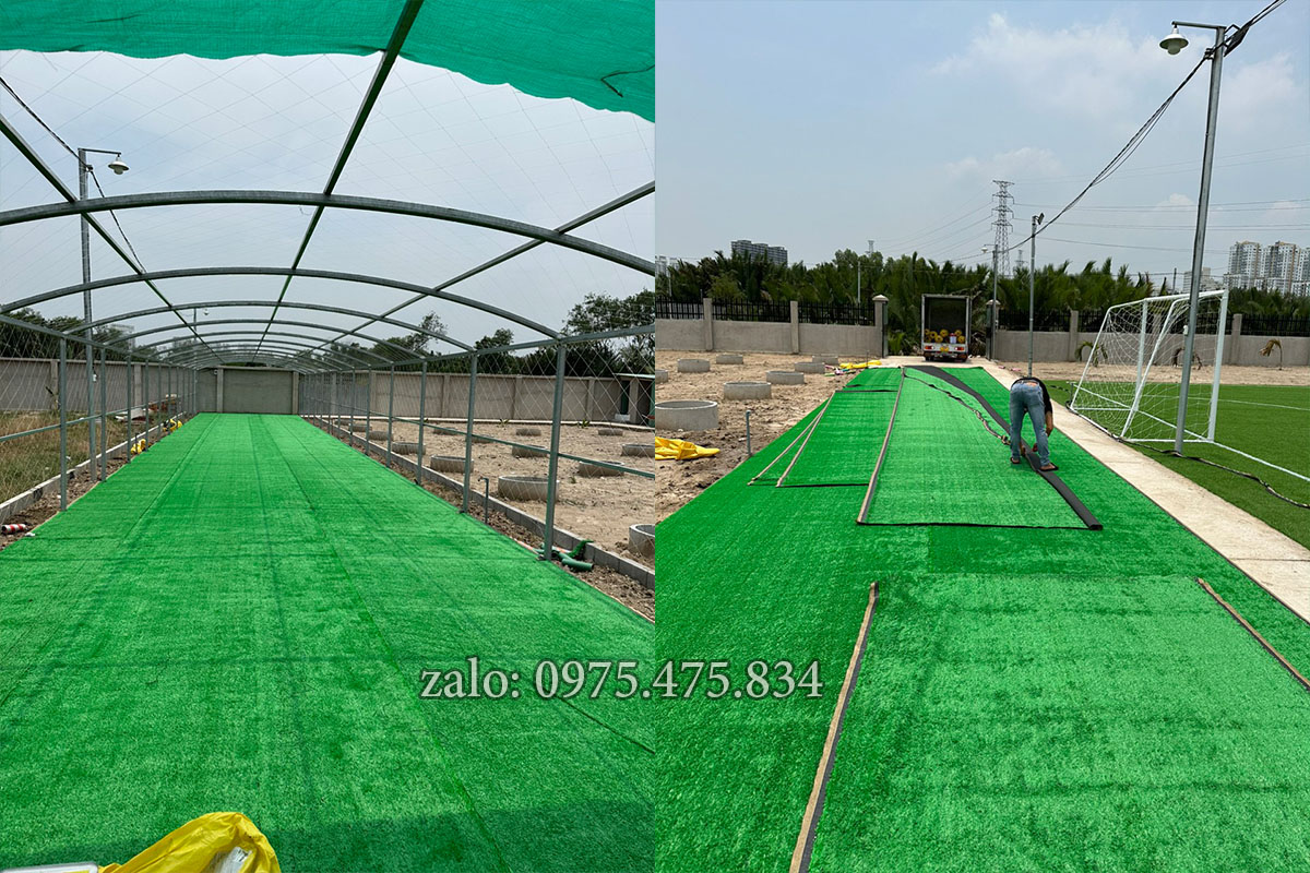 Thảm cỏ nhân tạo loại rẻ