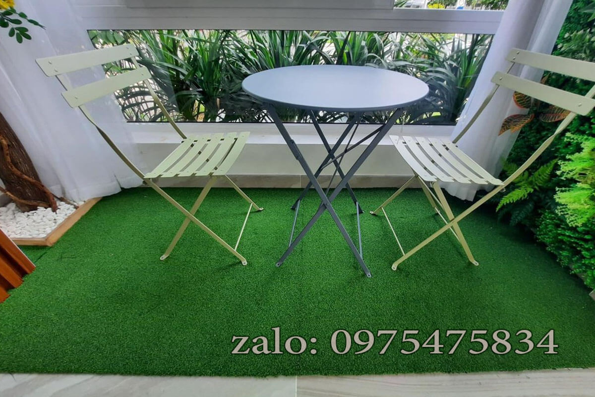 Cỏ nhân tạo trải sân thượng