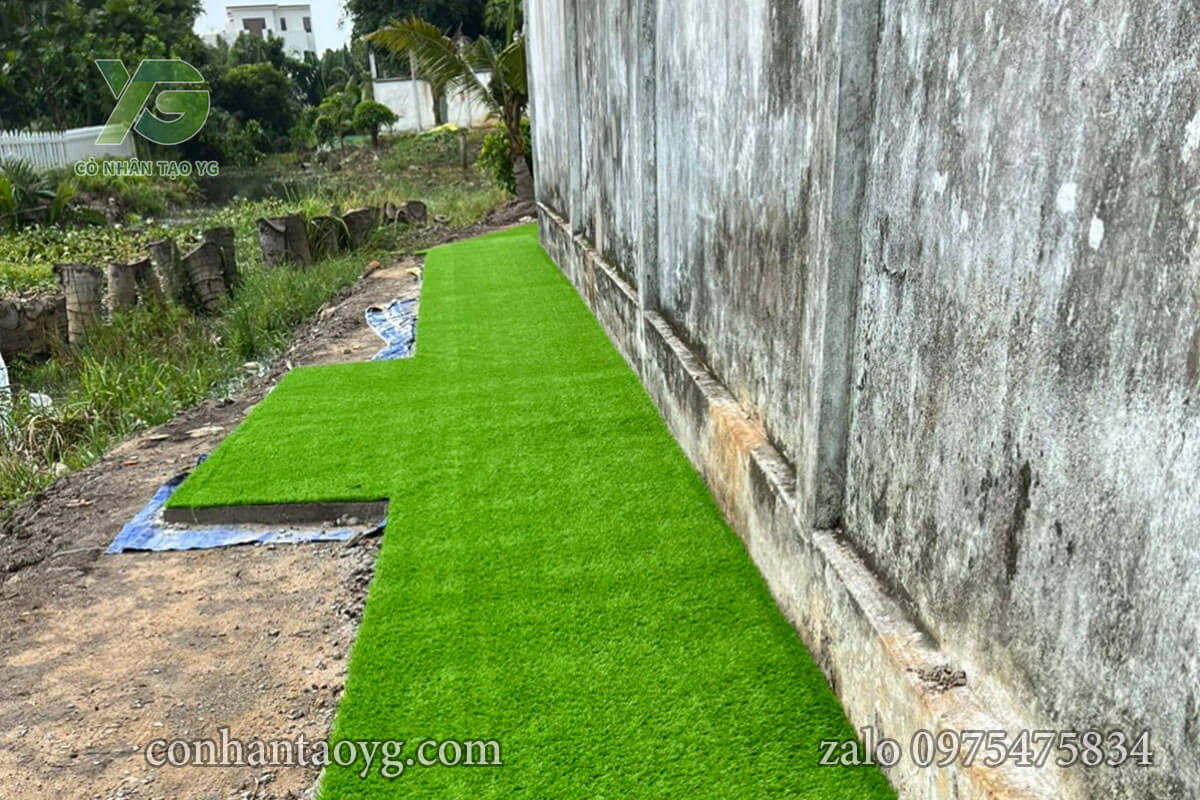 Thảm cỏ nhân tạo lối đi