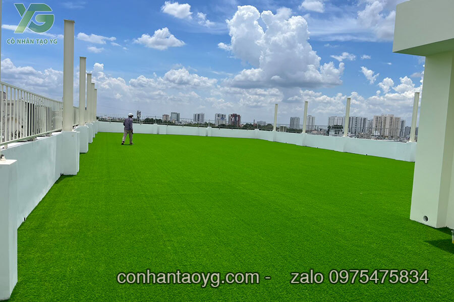 Công trình thảm cỏ nhân tạo cao cấp