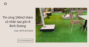 Thảm cỏ nhân tạo giá rẻ