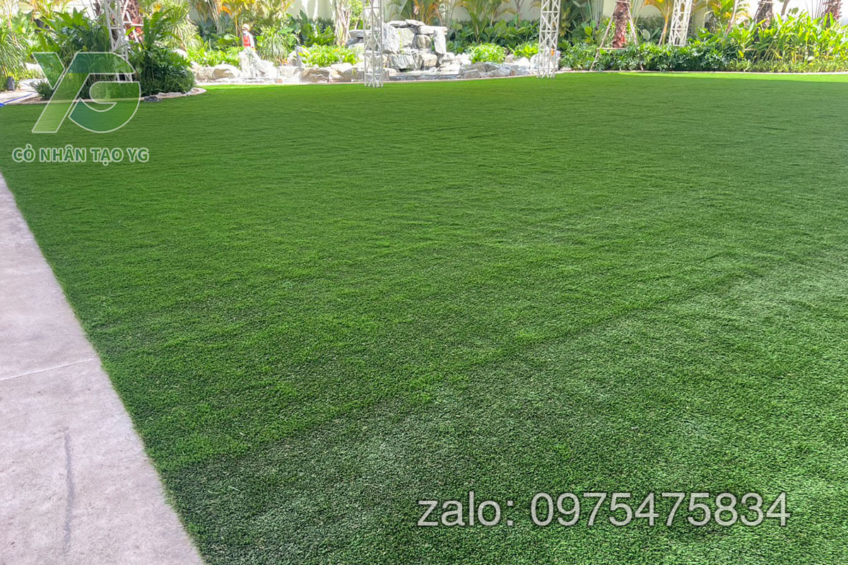 Thảm cỏ nhân tạo khuôn viên