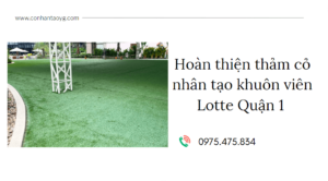 Thảm cỏ nhân tạo khuôn viên