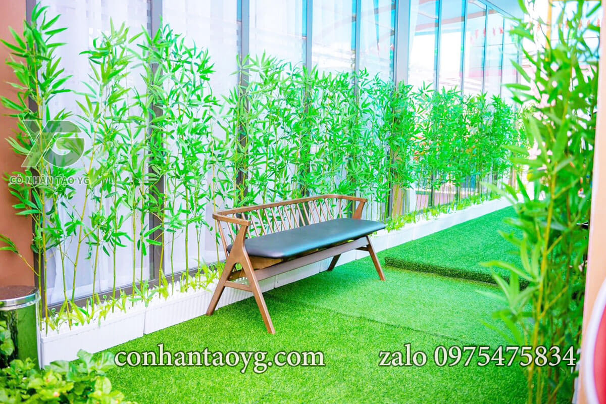 Thảm cỏ nhân tạo trường học