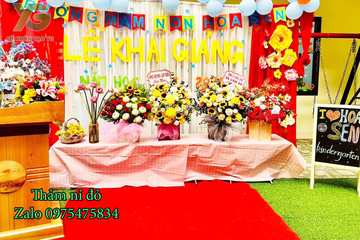 Thảm nỉ đỏ trải sự kiện, lễ hội