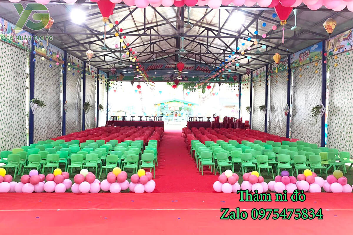 Thảm nỉ đỏ trải sự kiện, lễ hội
