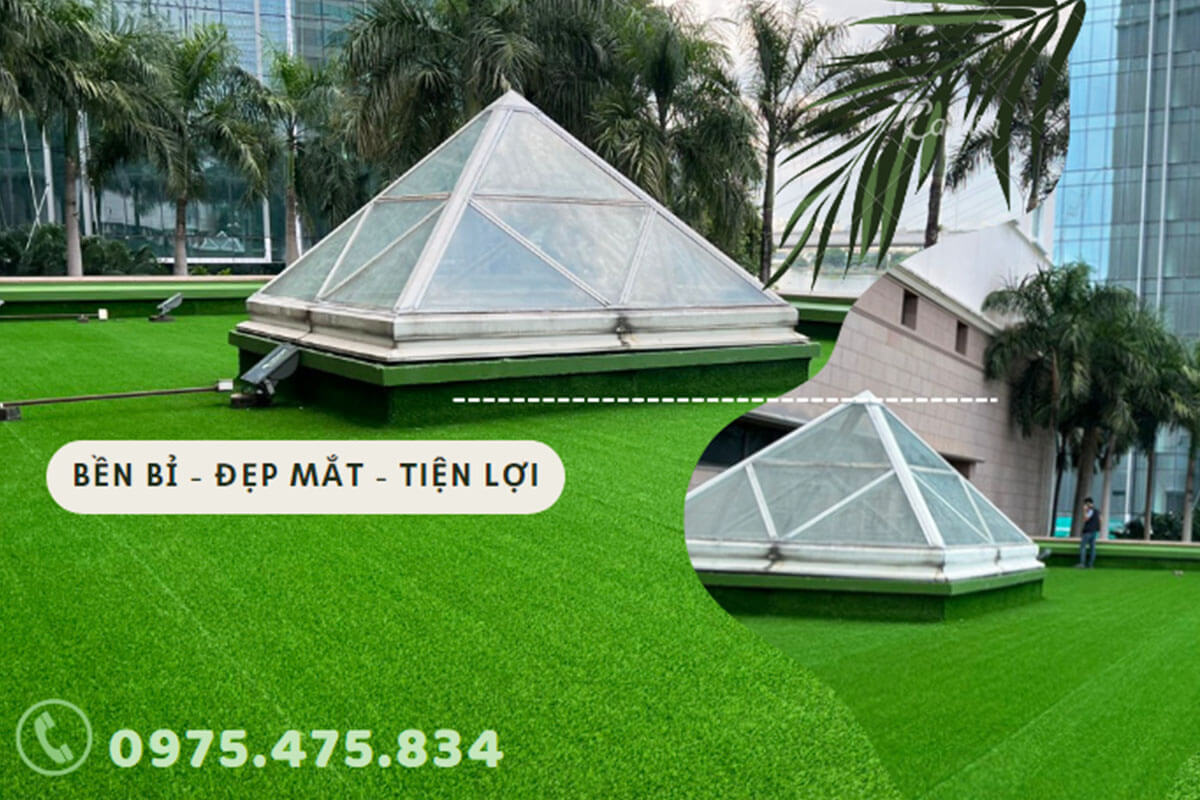 Cỏ nhân tạo sân thượng