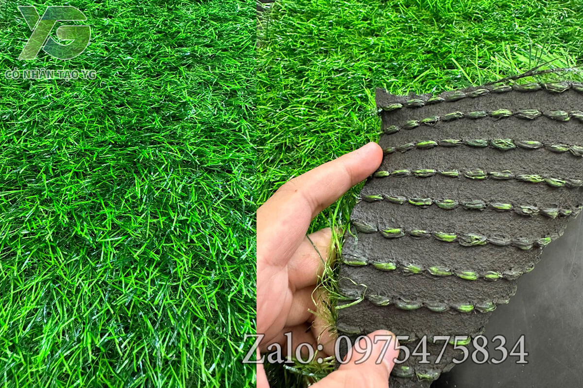 Thảm cỏ nhân tạo 3cm đế khâu