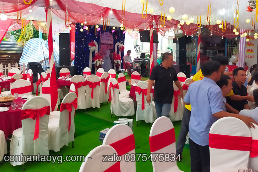 Thảm cỏ nhân tạo trải rạp cưới giá sỉ