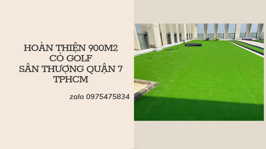Cỏ Golf Sân Thượng