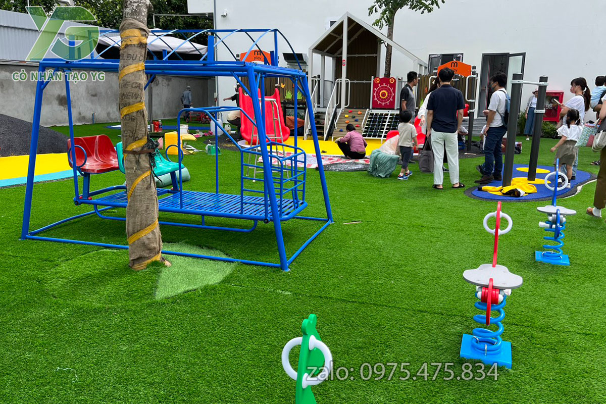 Cỏ nhân tạo trường mầm non