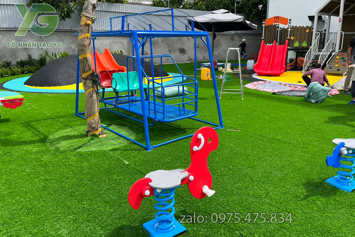 Cỏ nhân tạo trường mầm non